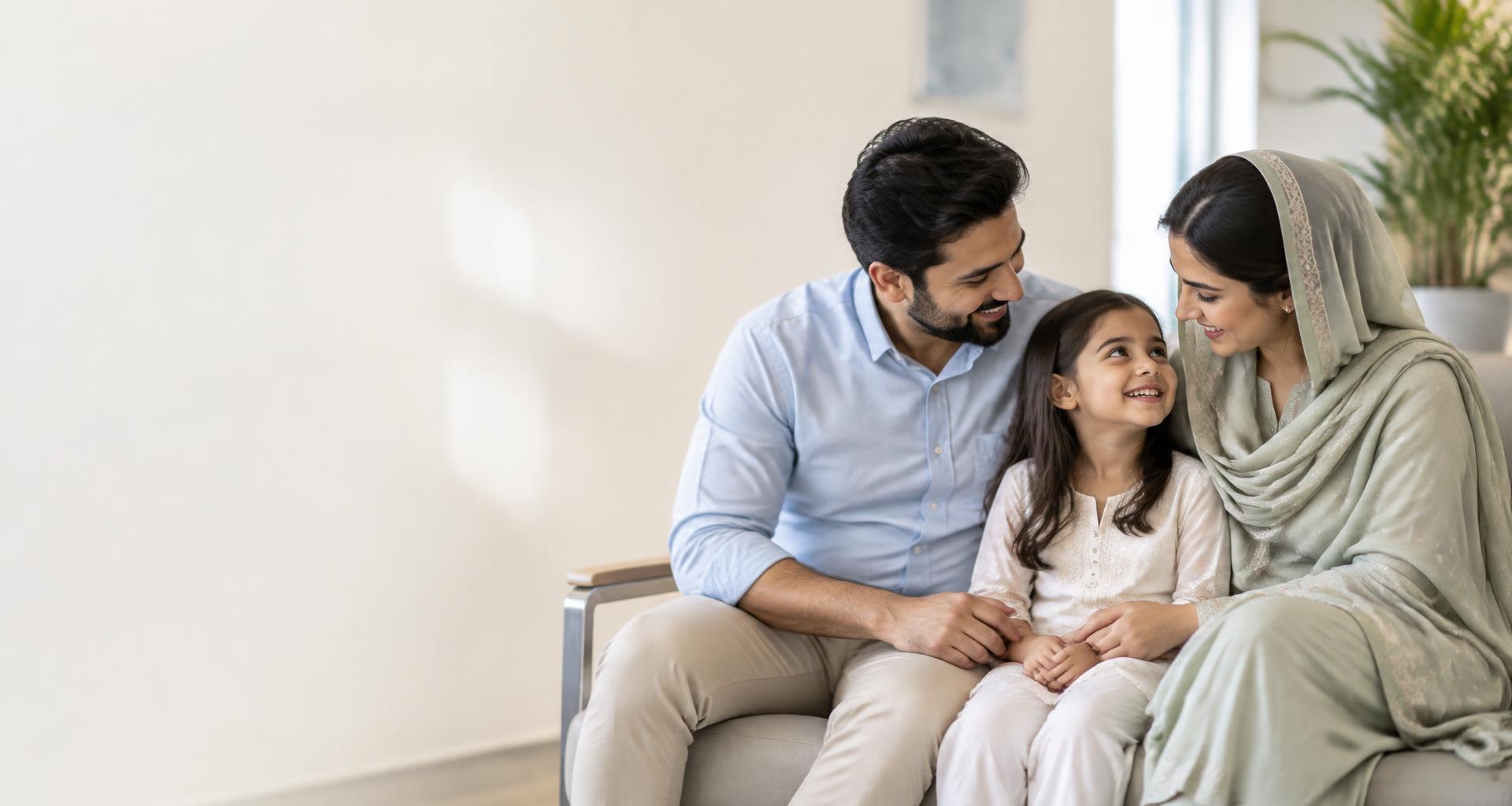 خاندان کا خوشگوار لمحہ — تمثیلی تصویر